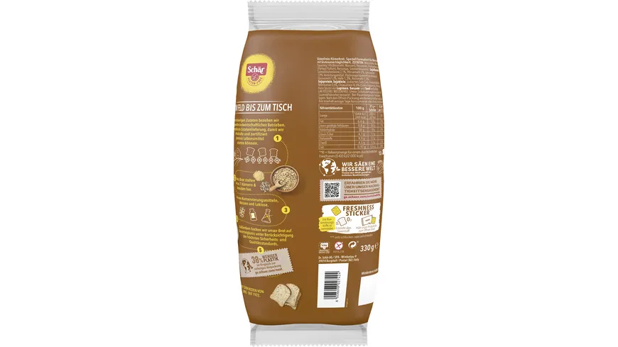 Meisterbäckers Mehrkorn - Schär - 330g 330 g