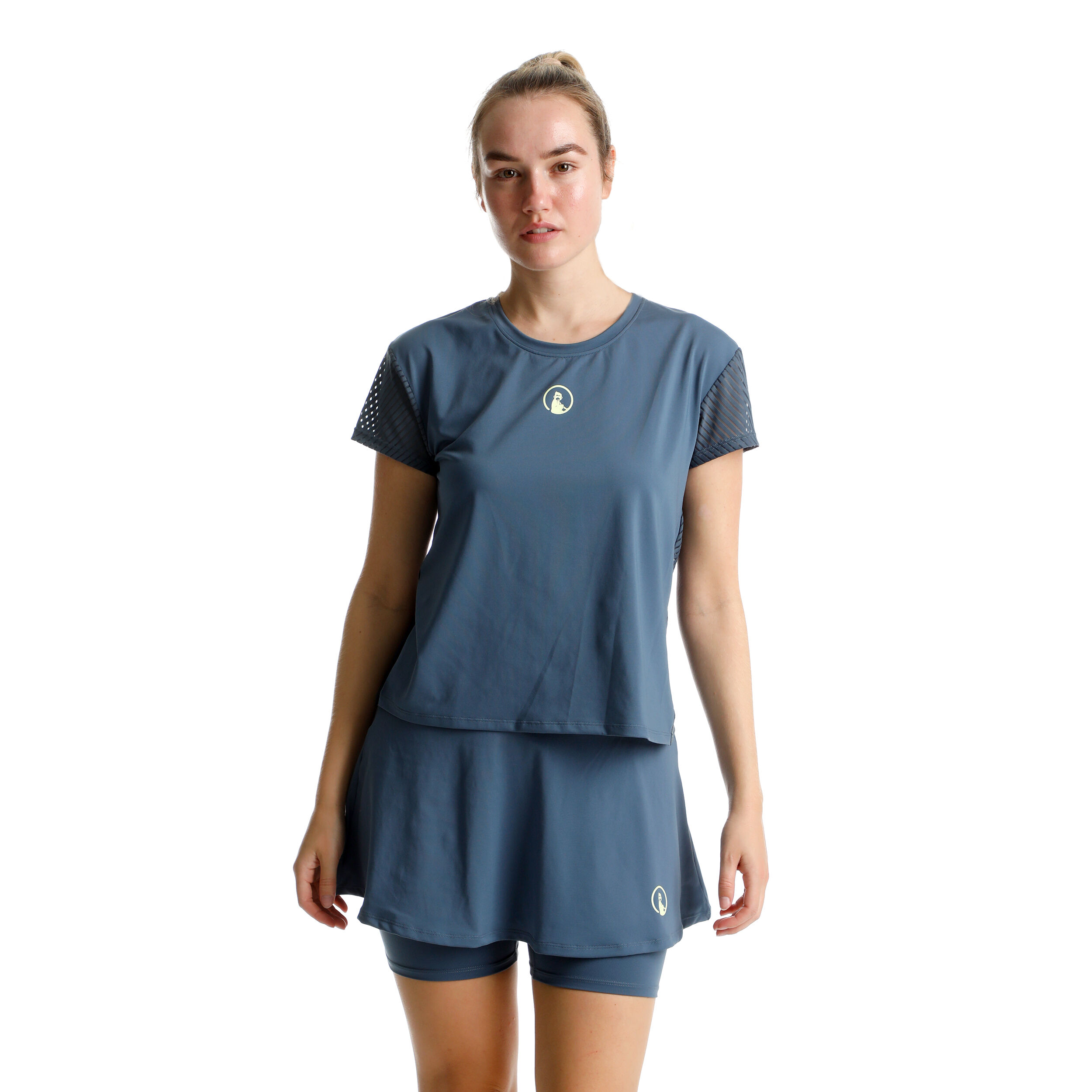 Perspectives Cross T-Shirt Damen - Blau