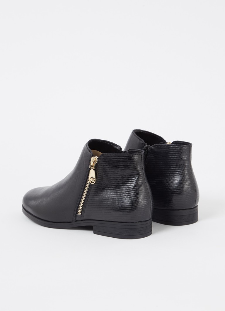 Botki Dune London Wide Fit Pand Leather Ankle Boots
