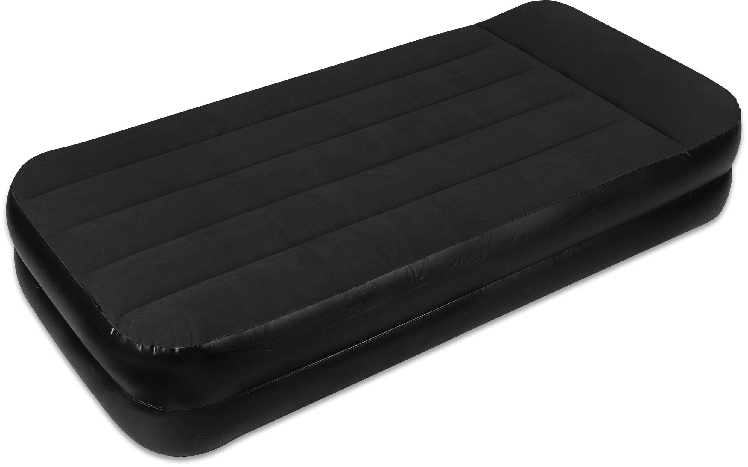 Avenli Luftbett Luftbett mit integrierter Elektropumpe 195 x 96 x 46 cm, (Luftmatratze für 1 Person), mit beflockter Oberfläche