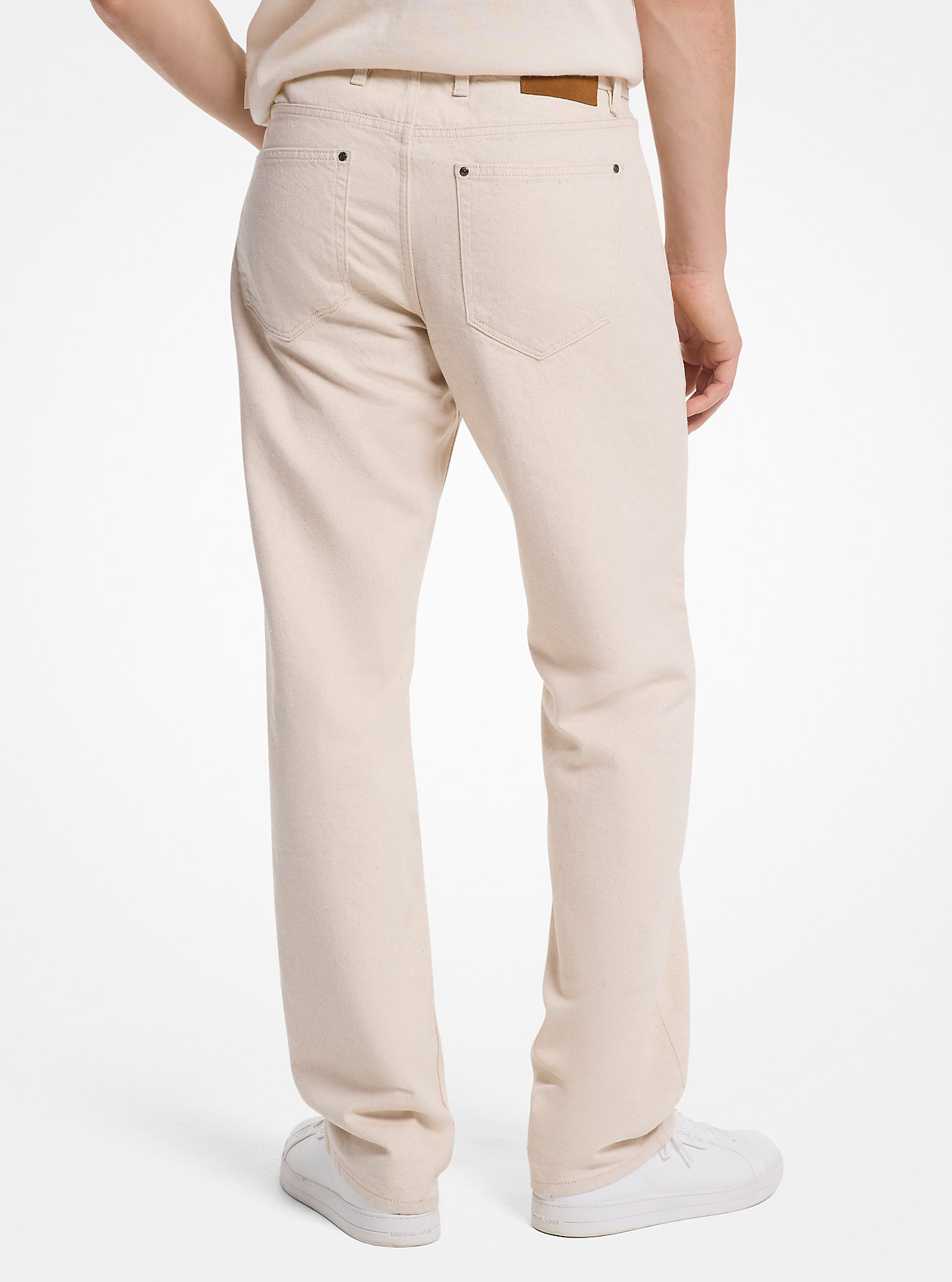 Finn Straight-Fit Stretch Denim Jeans – ECRU
