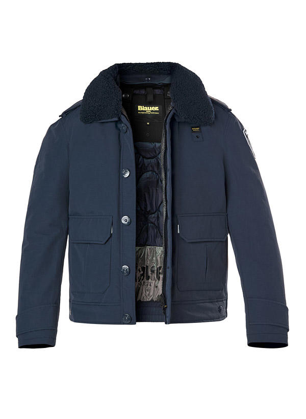 Blauer. USA, Polizeijacke, Mikrofaser wasserabweisend, blue