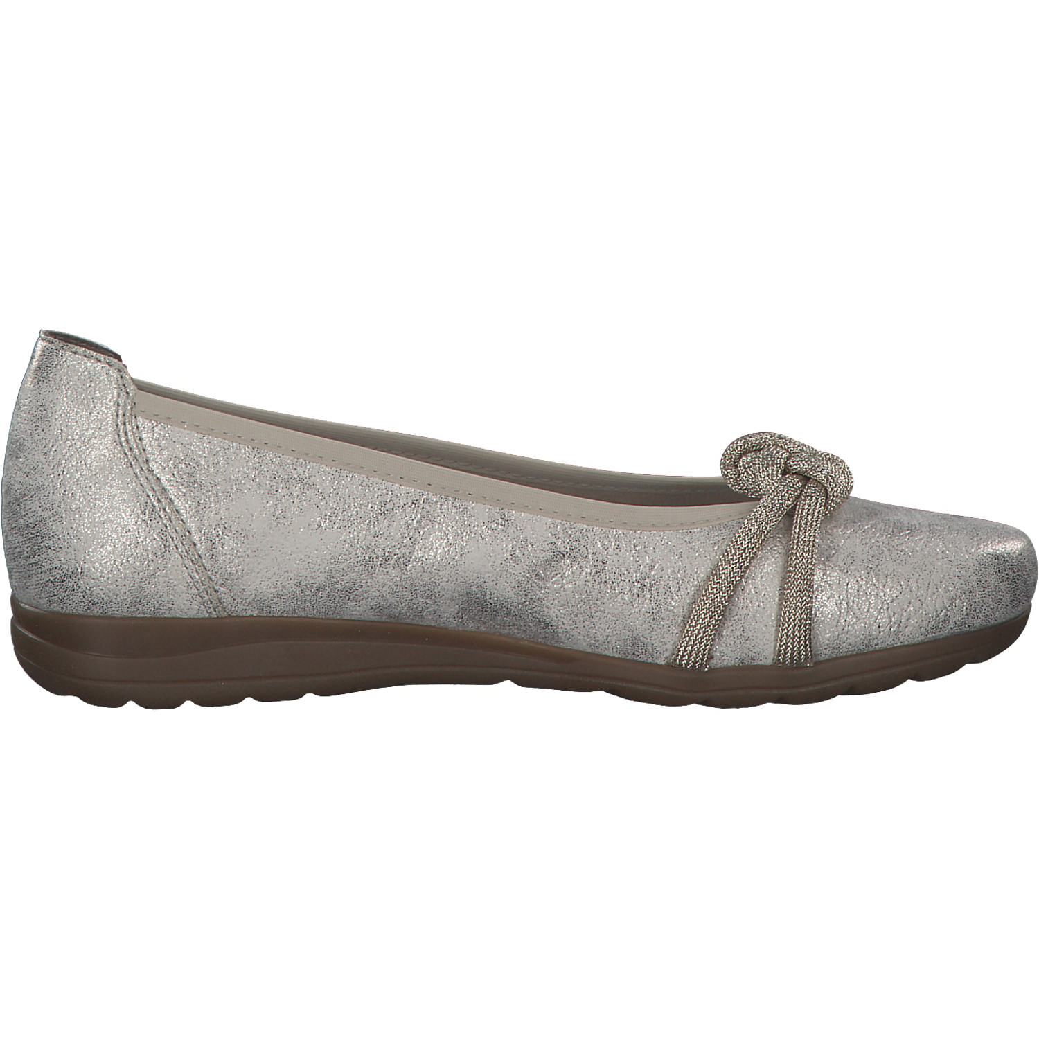 Rieker L9368, Ballerinas, Damen, beige-gold