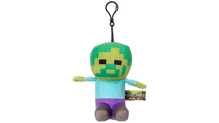 Minecraft - Zombie - Plüsch Clip-on 15 cm