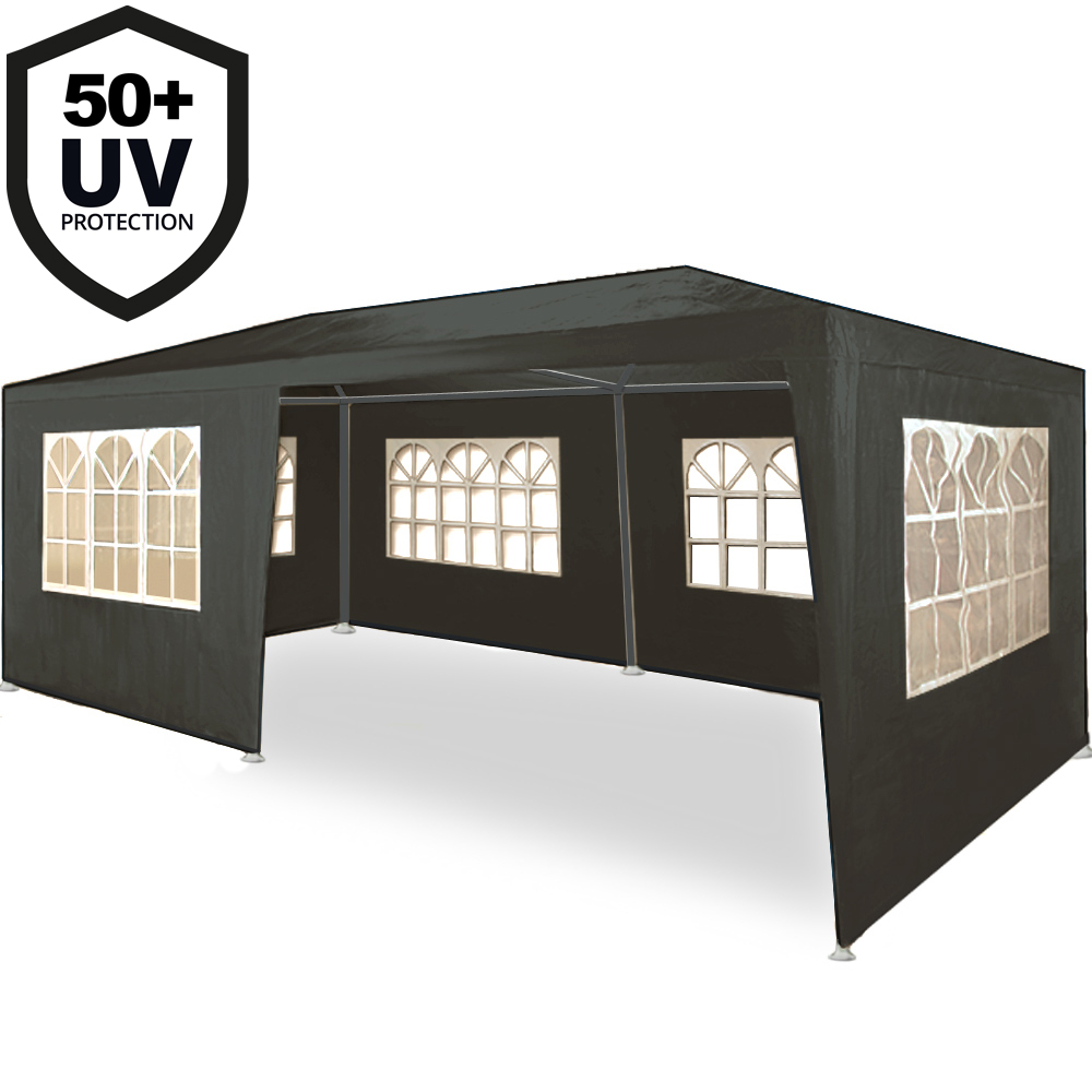 Casaria Deuba Festzelt 3x6m Rimini - anthrazit