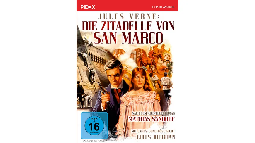 Jules Verne: Die Zitadelle von San Marco / Verfilmung des Abenteuerromans MATHIAS SANDORF (Pidax Film-Klassiker)