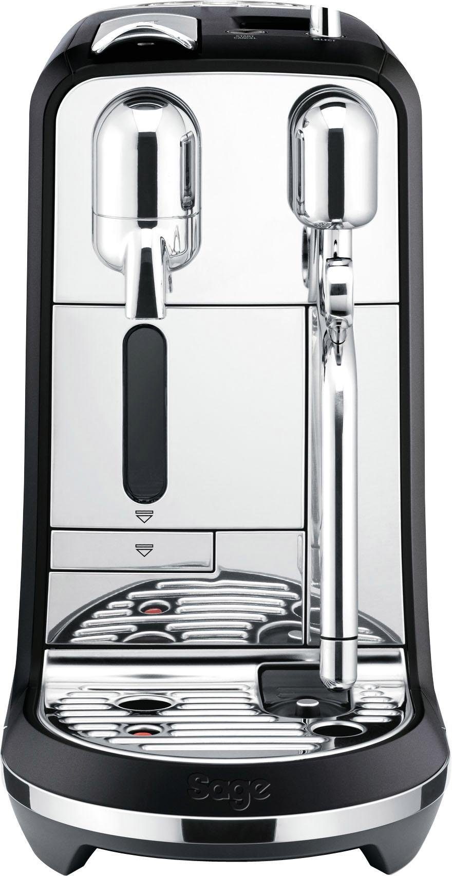 Nespresso Kapselmaschine CreatistaPlus SNE800BTR2EGE1 mit Edelstahlkännchen, inkl. Willkommenspaket mit 14 Kapseln