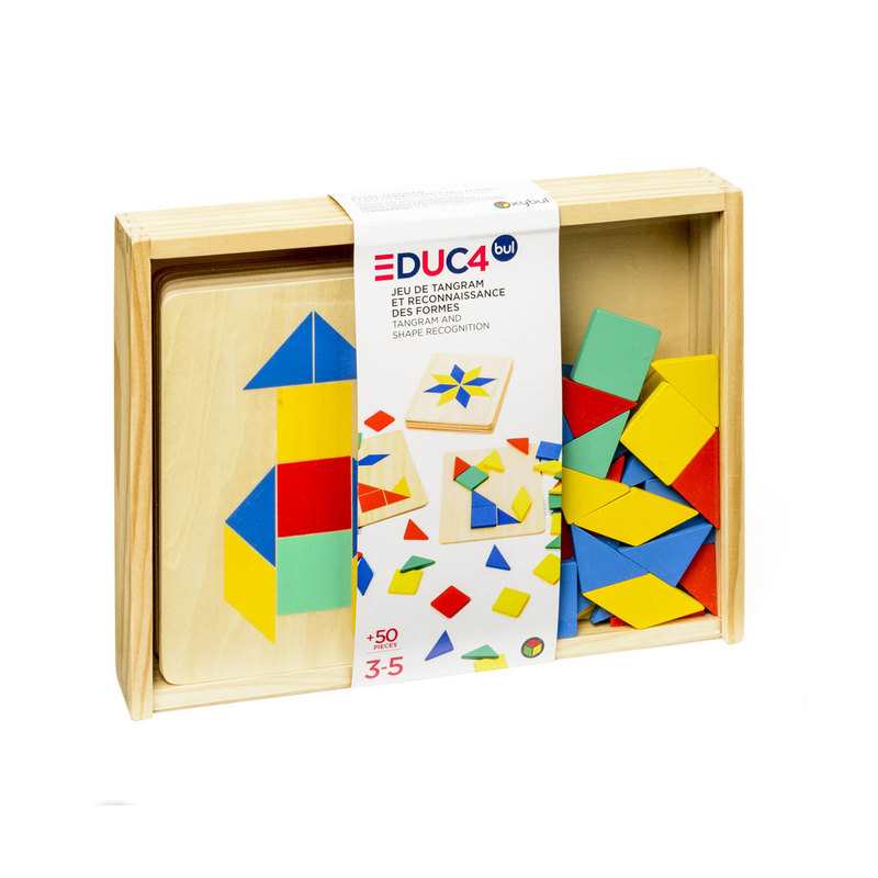 Jeu de tangram et reconnaissance des formes Oxybul