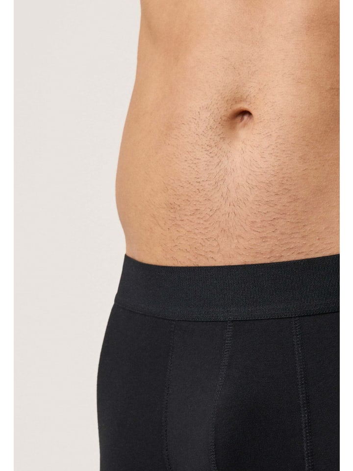 SNOCKS Boxershorts ohne Logo aus Bio-Baumwolle 6 Stück in Schwarz günstig kaufen