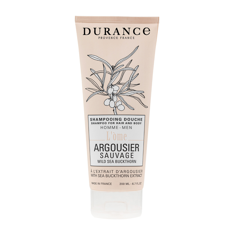 durance Shampooing Douche Argousier Sauvage à l'extrait d'Argousier Shampoing douche 200 ml