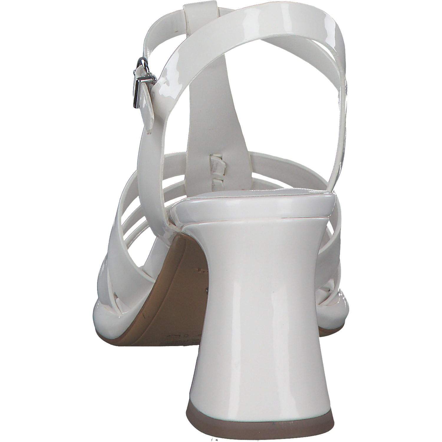Tamaris 28031, Plateau-Sandaletten, Damen, WHITE PATENT