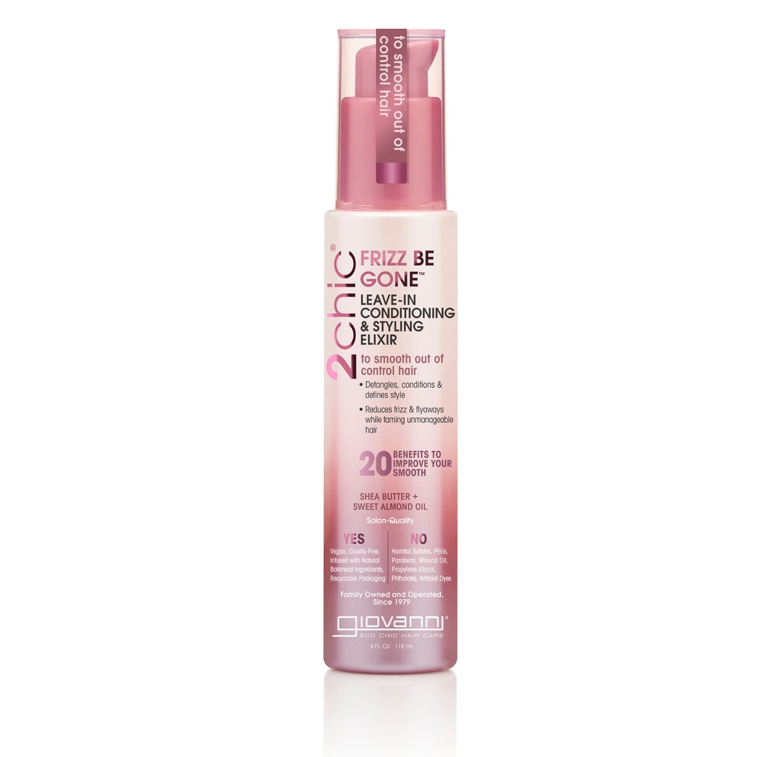 2chic Frizz Be Gone Leave-in Conditioning & Styling Elixir