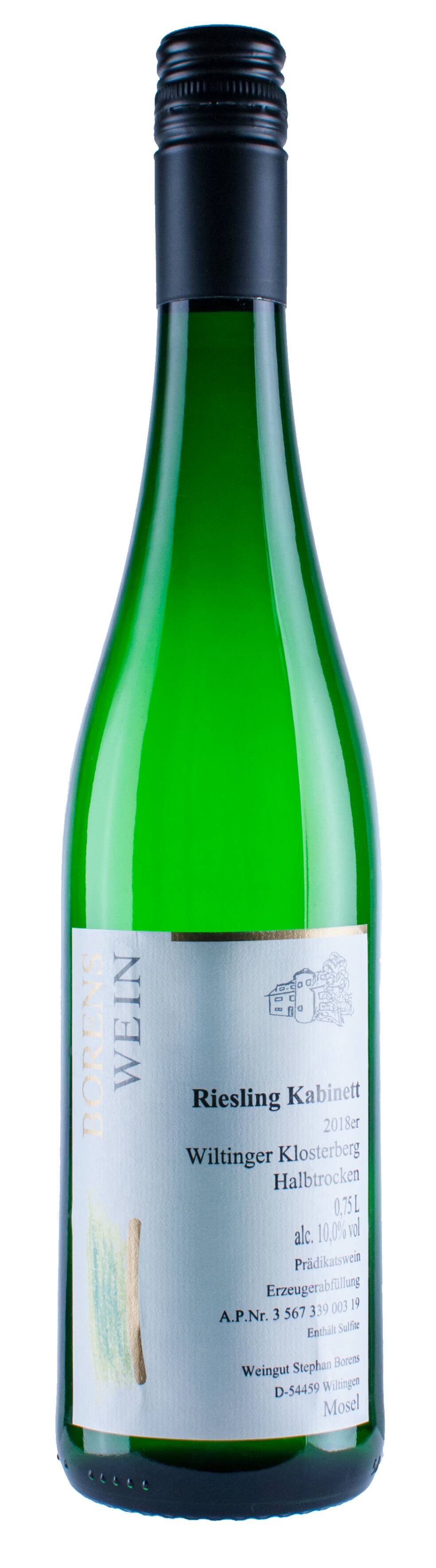 Weingut - Brennerei Borens Wiltinger Klosterberg 2018
