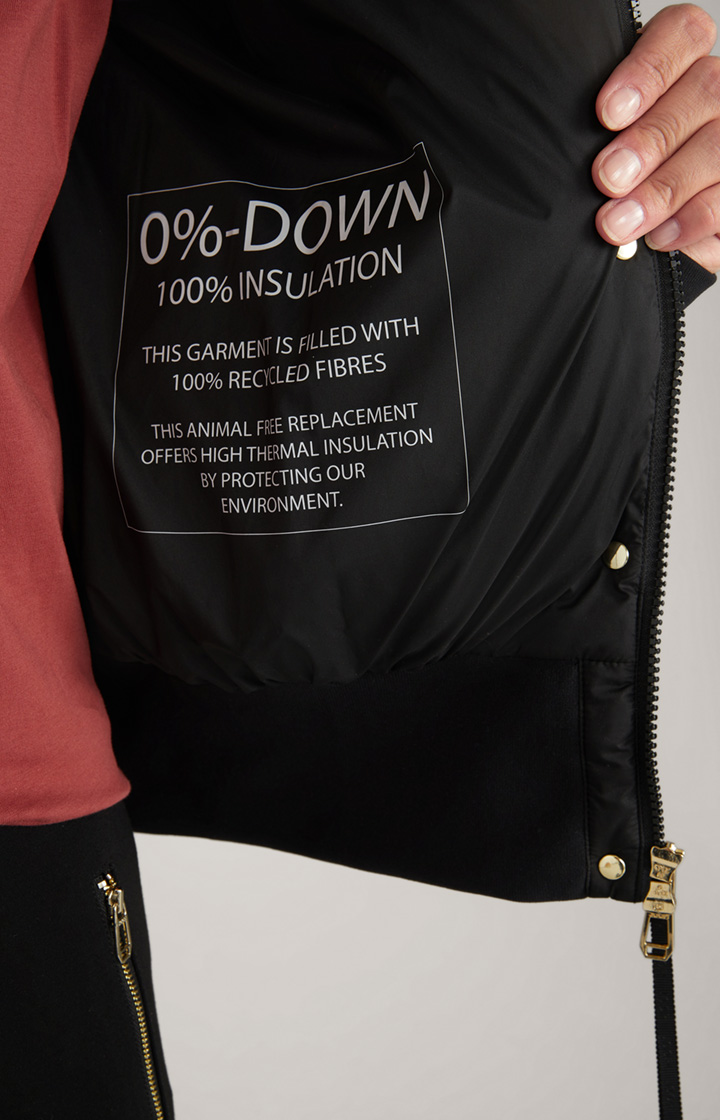 Steppjacke in Schwarz