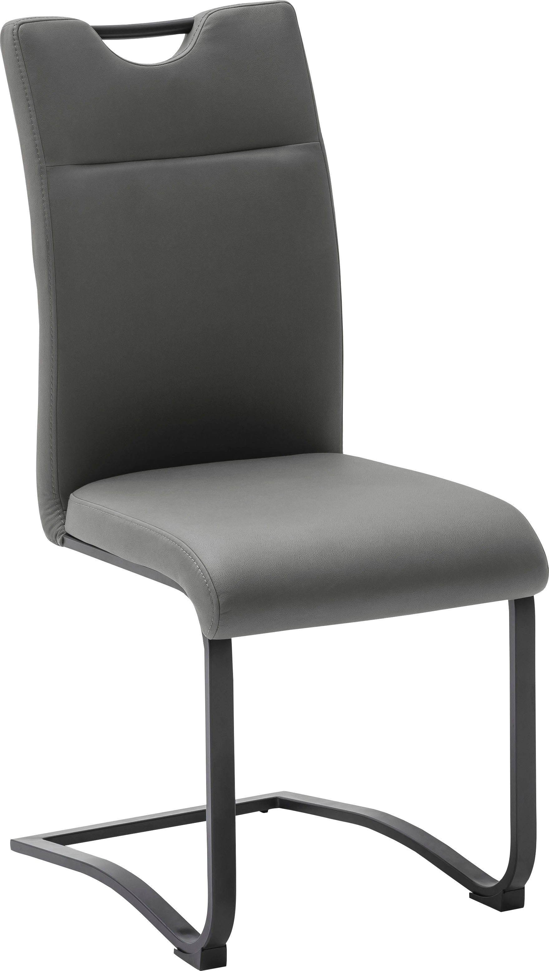 MCA furniture Esszimmerstuhl Zapara, Mikrofaserbezug, belastbar bis 120 kg mit Griffloch