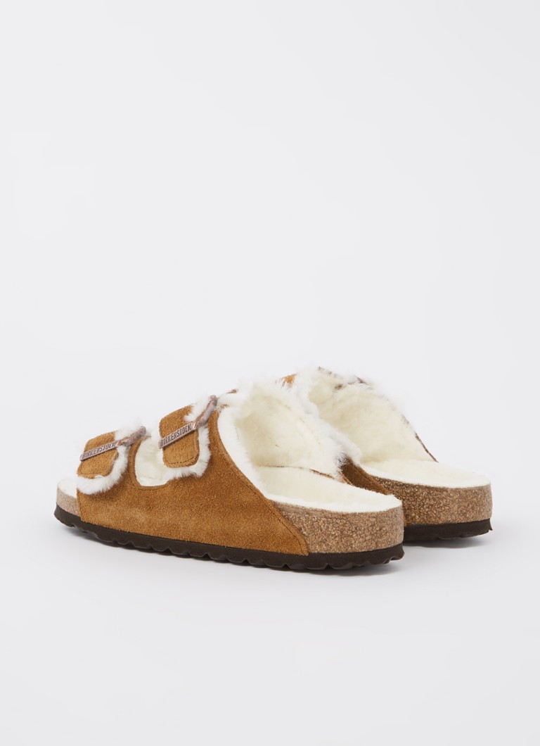 Sandale Birkenstock Arizona din piele intoarsa