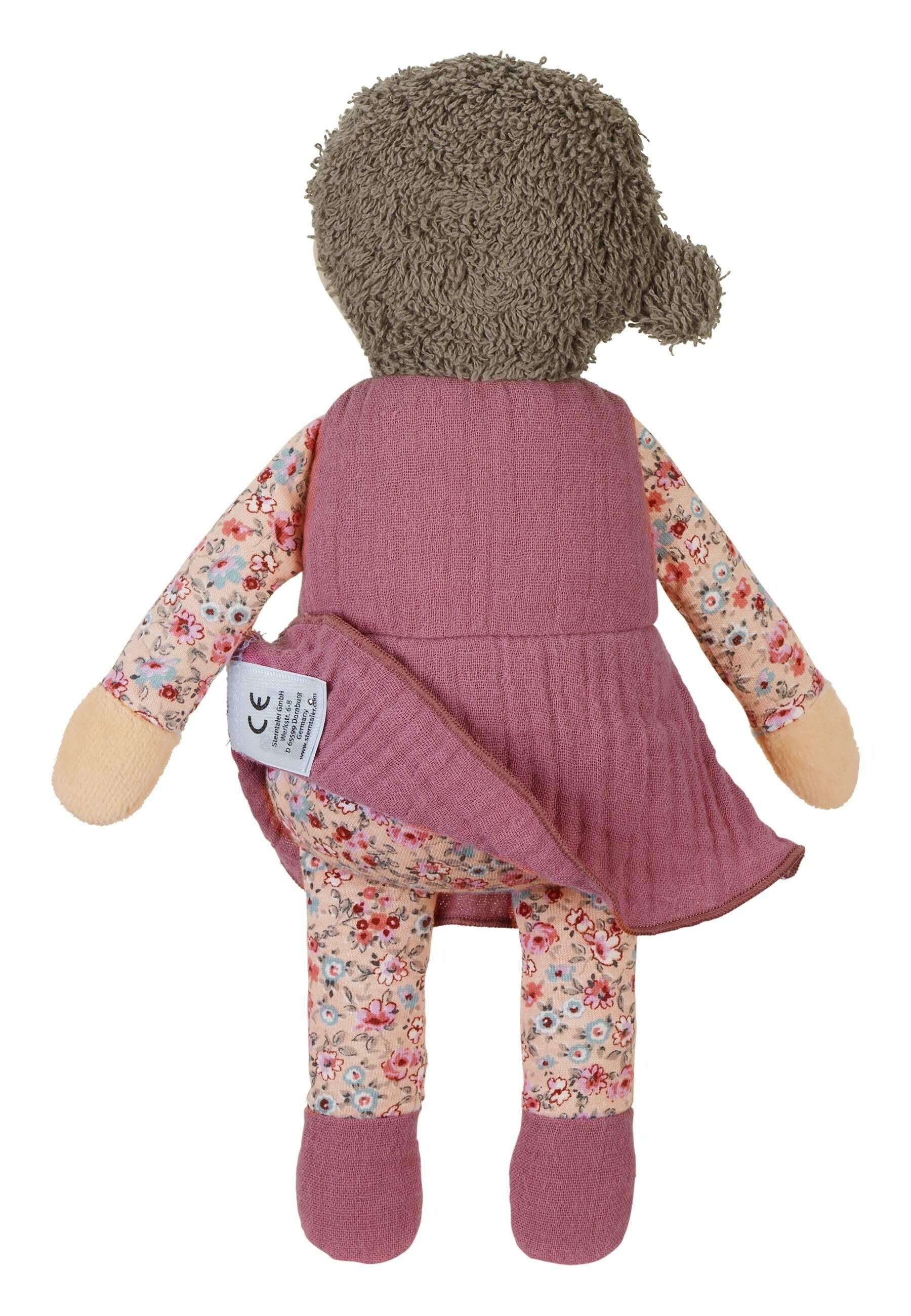 Spielpuppe Mädchen Sophie in Altrosa, 26 cm