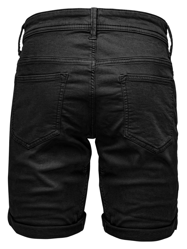 Amaci&Sons Jeansshorts CHEVIOT in Schwarz günstig kaufen