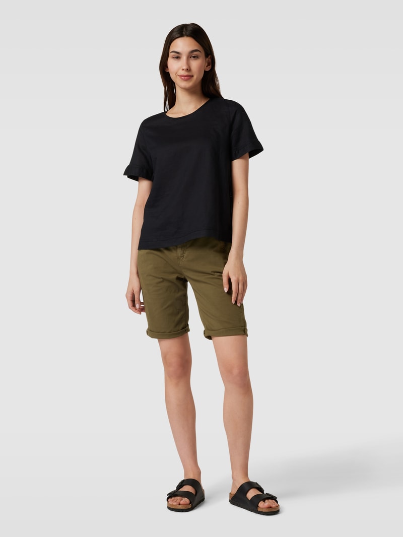 Chino-Shorts mit Allover-Print in khaki