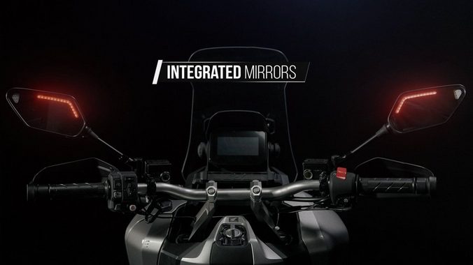 Ride Vision Motorrad-Additiv 2 Pro mit LED Spiegel Fahrerassistenzsystem