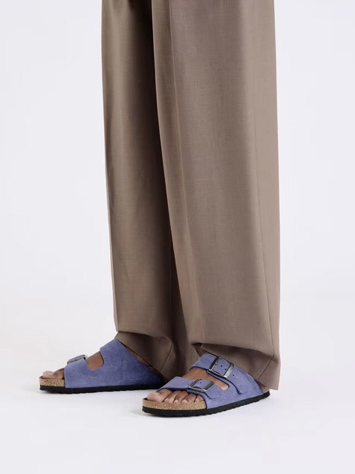 Birkenstock Leder-Pantoletten 