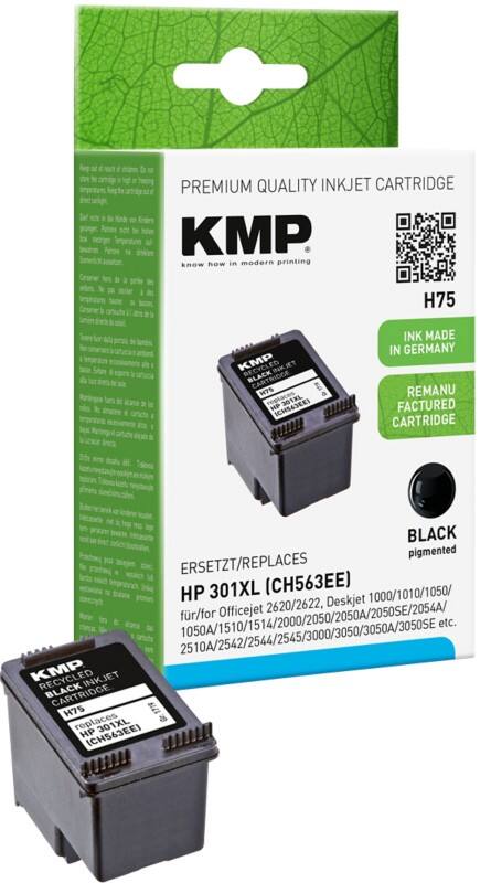 KMP Kompatibel HP 301XL Tintenpatrone CH563EE Schwarz