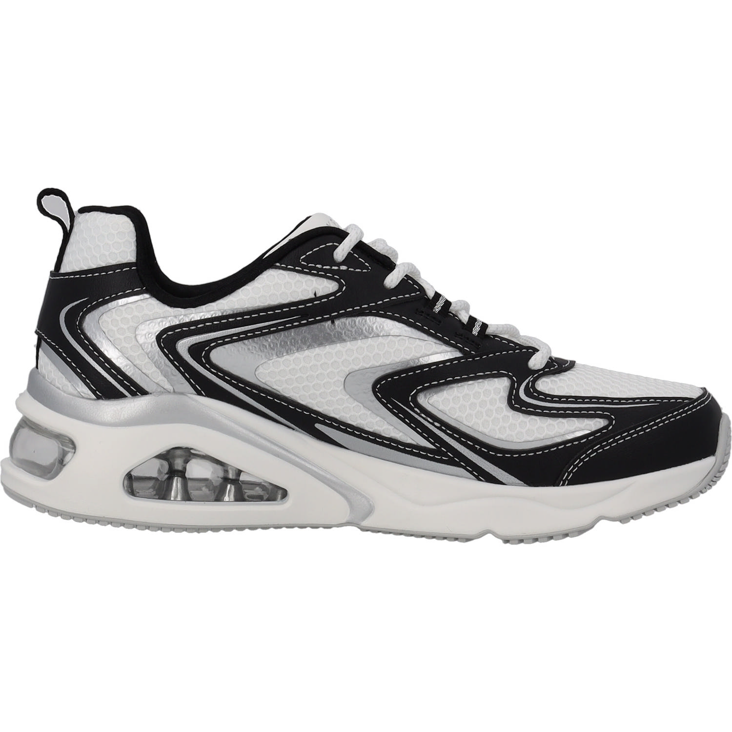 Skechers 177425, Sneakers Low, Damen, weiß schwarz