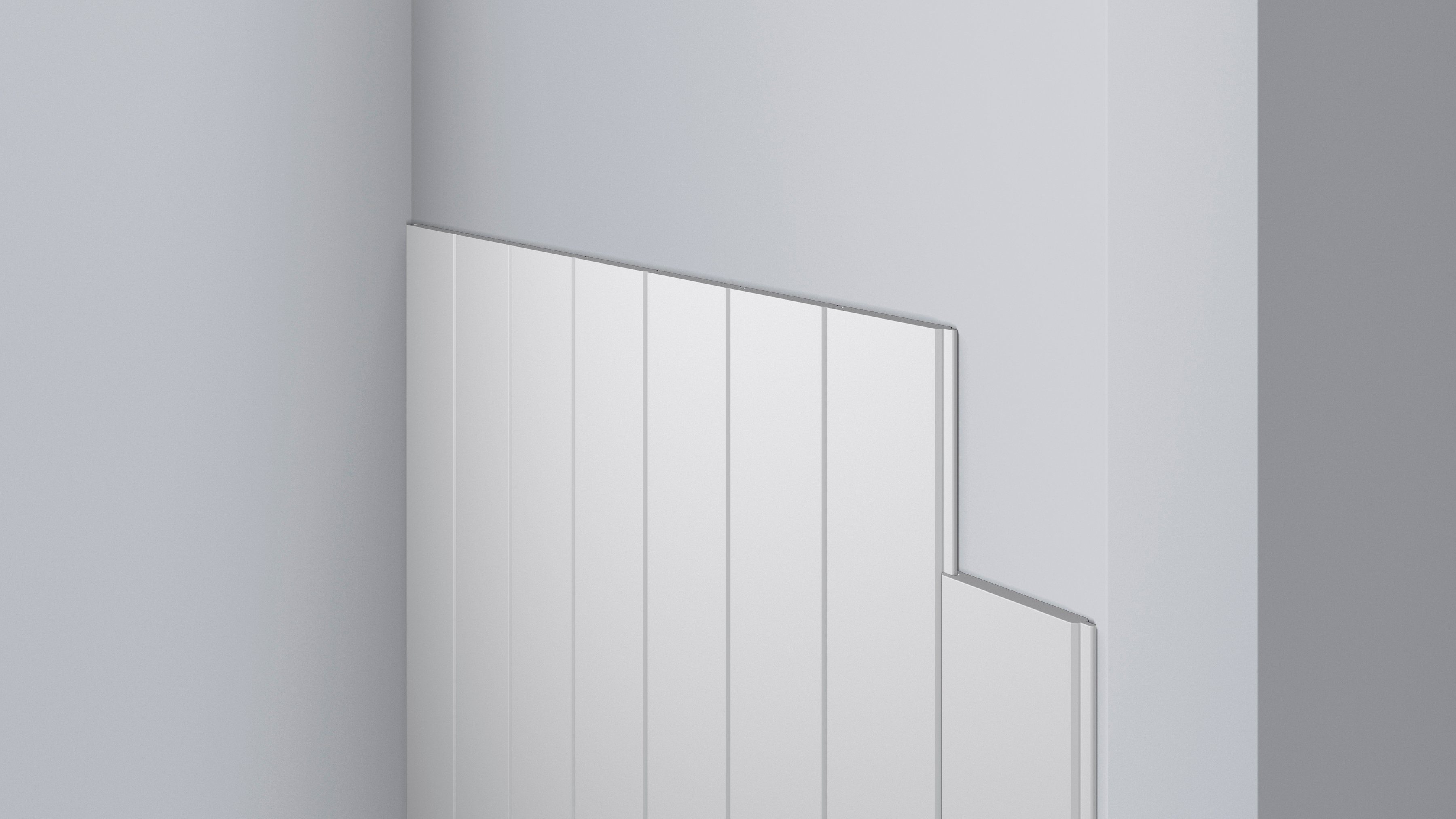 Decoflair Wandpaneel CP1, BxL: 7,9x122 cm, (Set, 30-tlg), stoßfest, überstreichbar