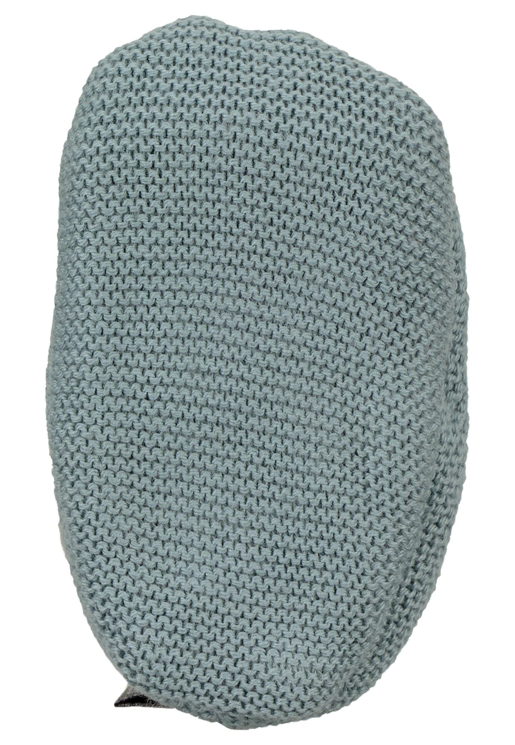 GOTS Strick-Schuh in Grün, Marine, Rosa oder Grau