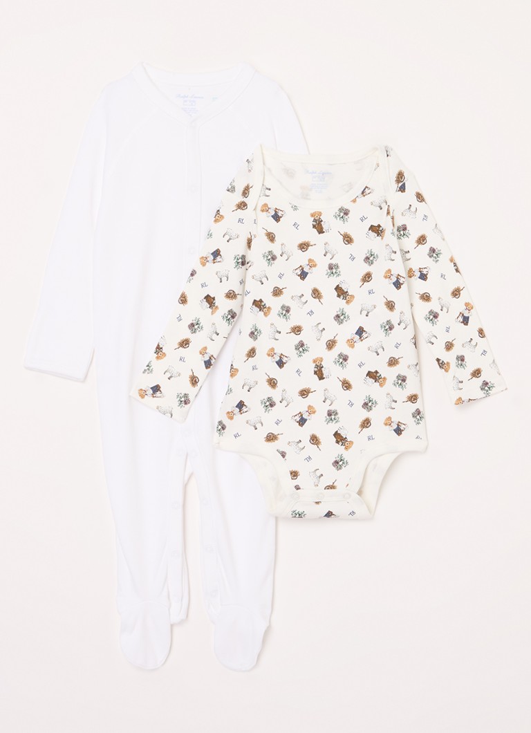 Ralph Lauren  Set van romper met babypak 2-delig