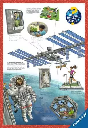 Kinderpuzzle ab 6 Jahren - Wieso? Weshalb? Warum? Auf der Weltraumstation - 100 Teile