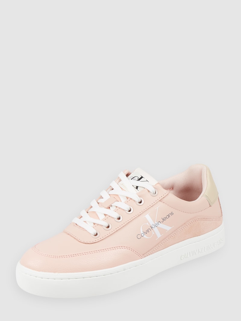 Sneaker aus Leder  in hellrosa
