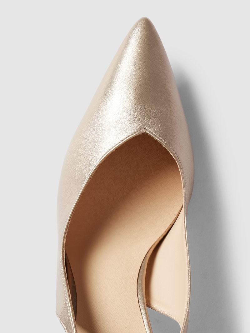 Pumps mit offenem Fersenbereich Modell 'Boulebard' in gold