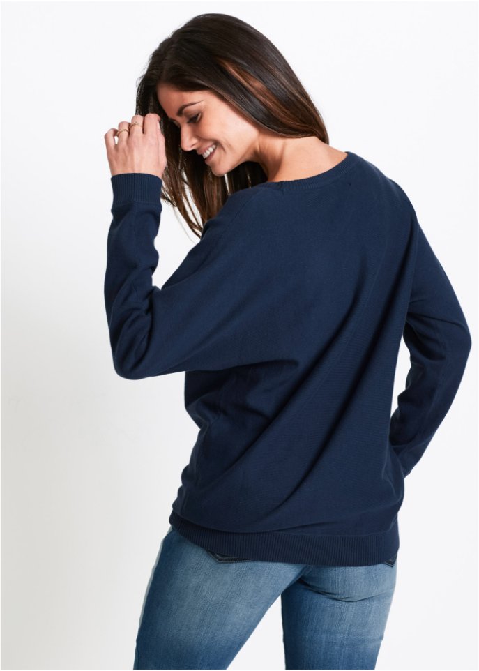 Pullover mit Fledermausärmeln