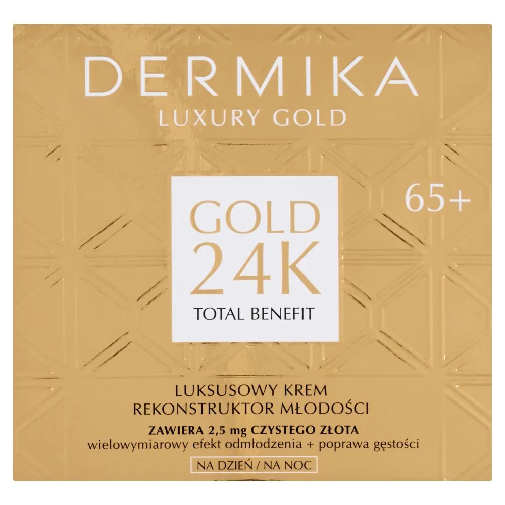 Dermika Luxury Gold 24k luksuzna krema za obnovu kože 65+ dan/noć