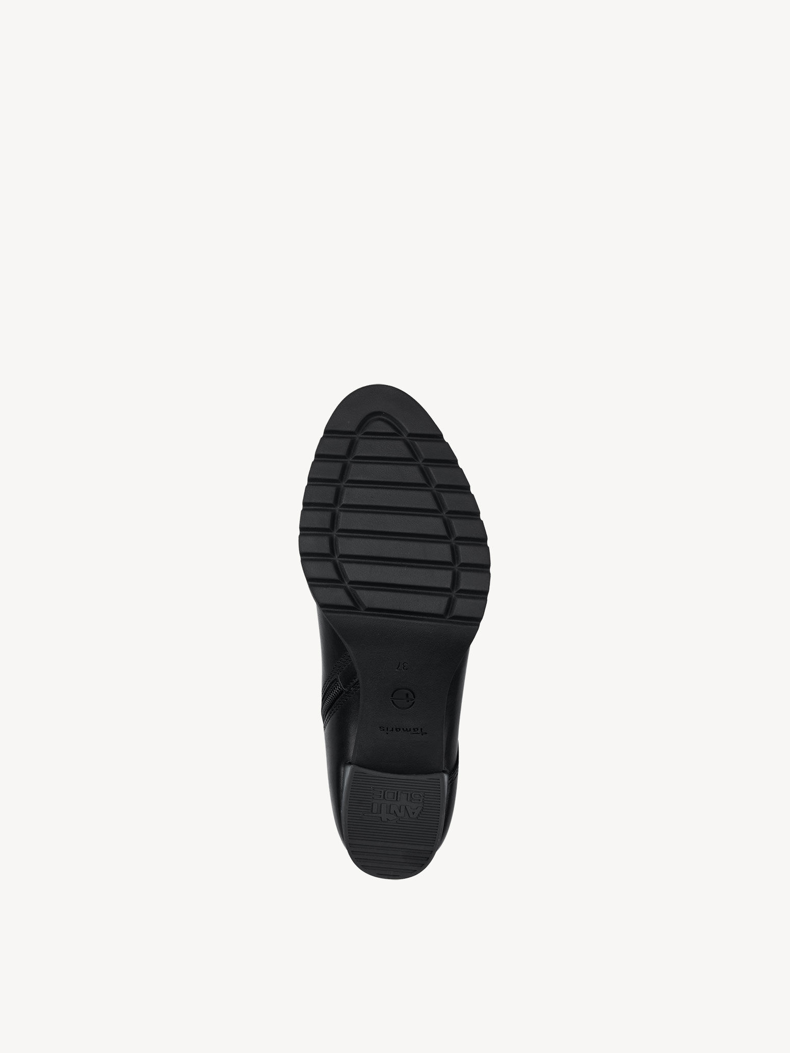 Bottine en cuir - noir