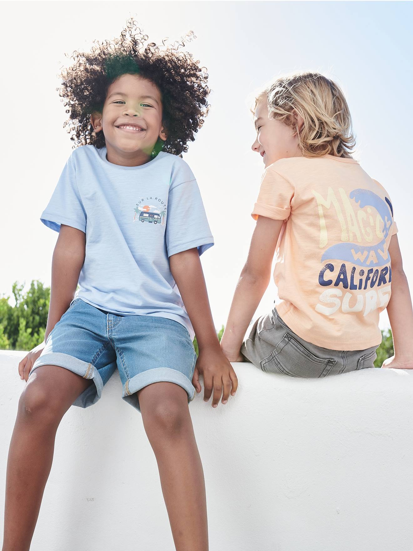 Bermuda en jean Basics garçon denim brut