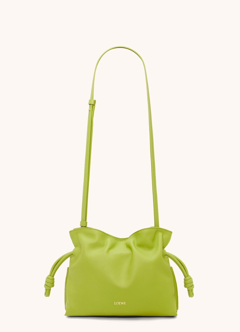 LOEWE Flamenco Mini sajūga soma no teļa ādas