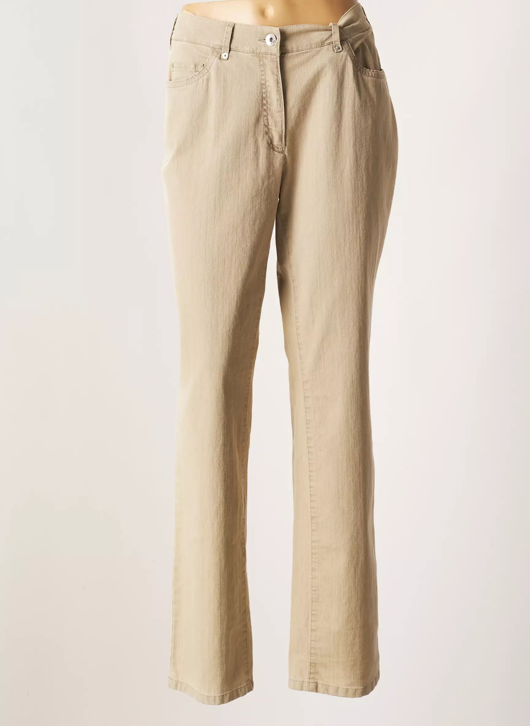 Gerke My Pants Pantalons Droits Femme couleur beige