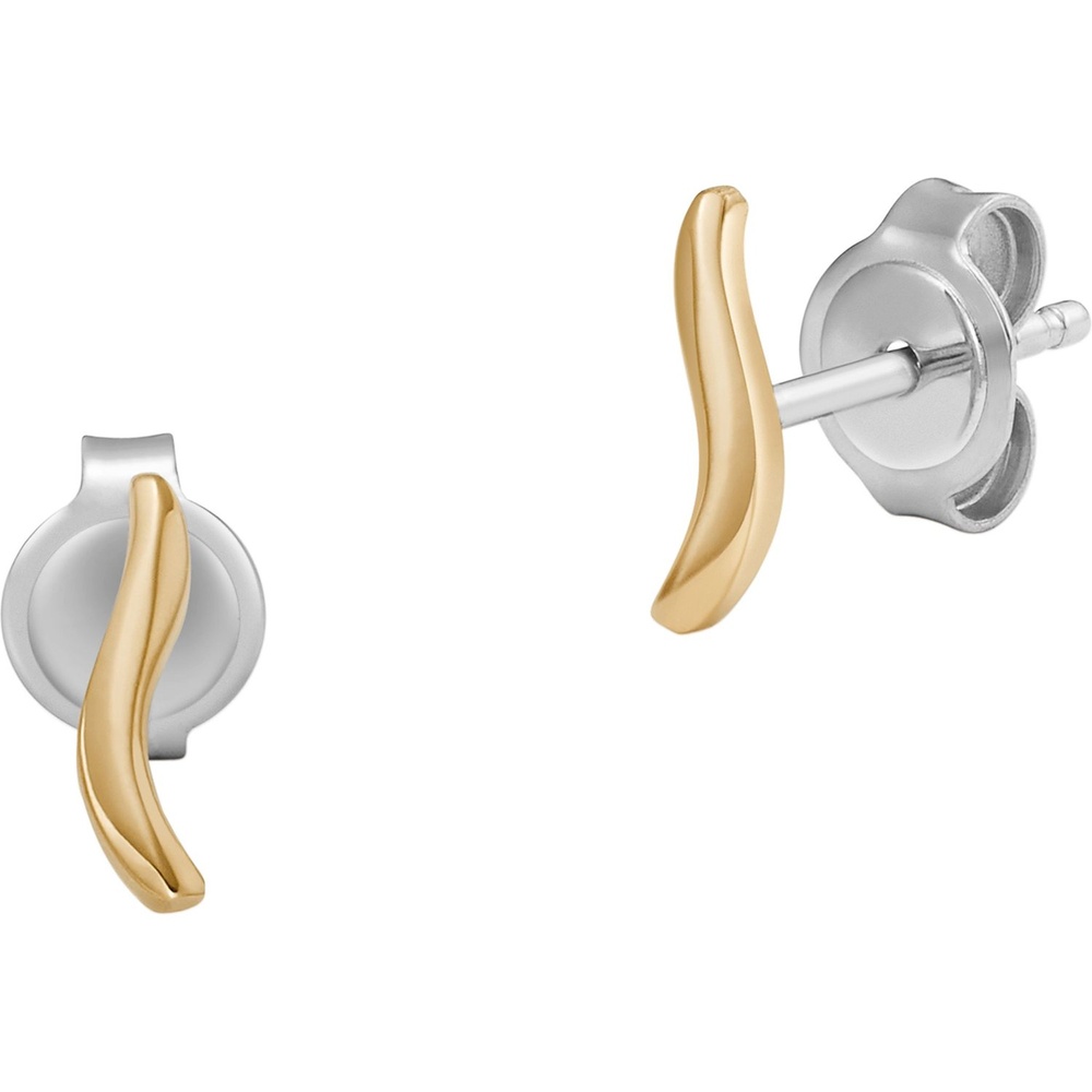 Skagen Boucles d'oreilles à fermoir à poussette Acier inoxydable Boucles d'oreilles