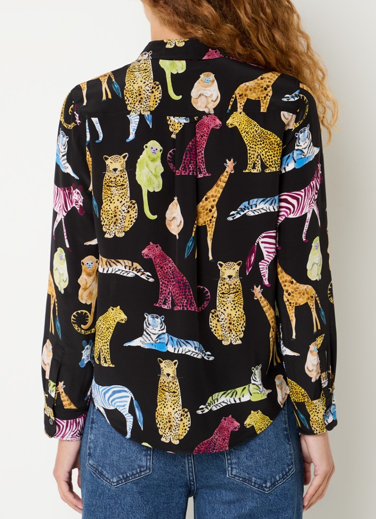 Blusa de seda Rails Kate com estampa