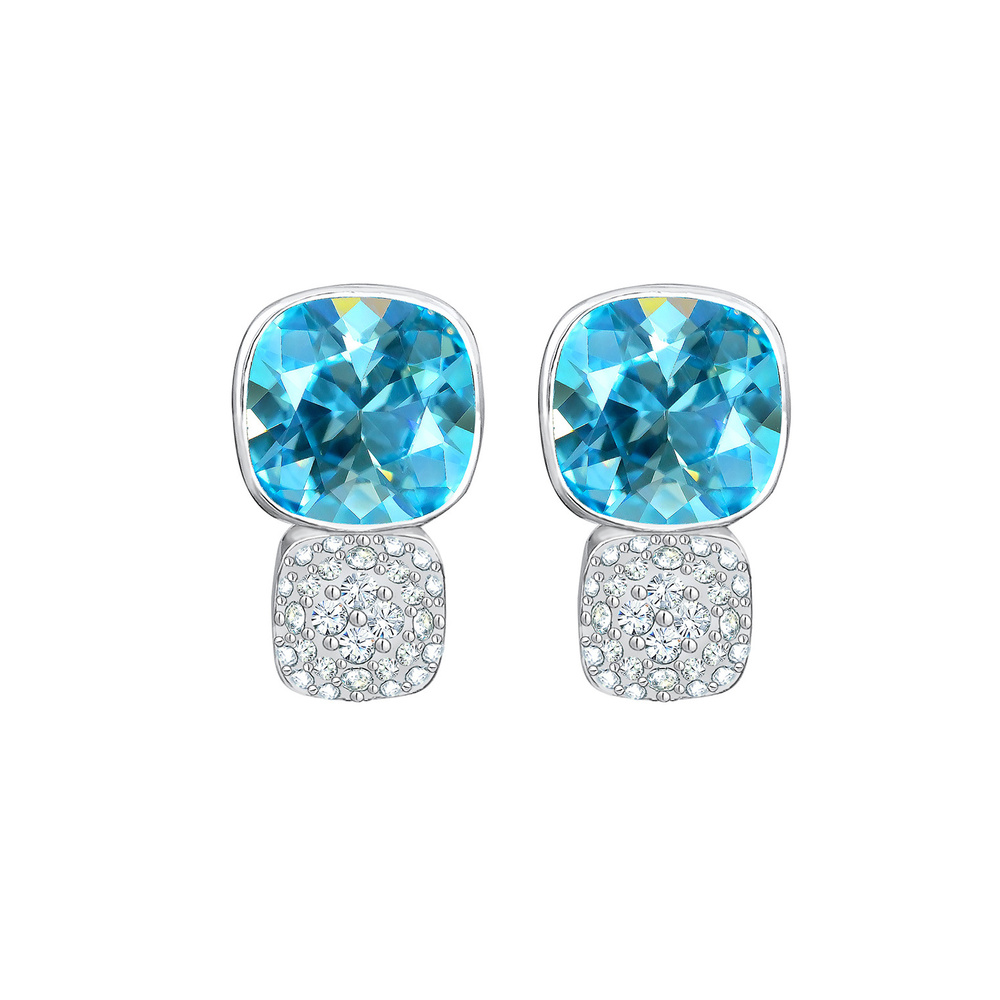 Elli PREMIUM Elli PREMIUM Boucles d'Oreilles Femme Glamour avec Cristaux en Argent Sterling 92 Boucles d'oreilles
