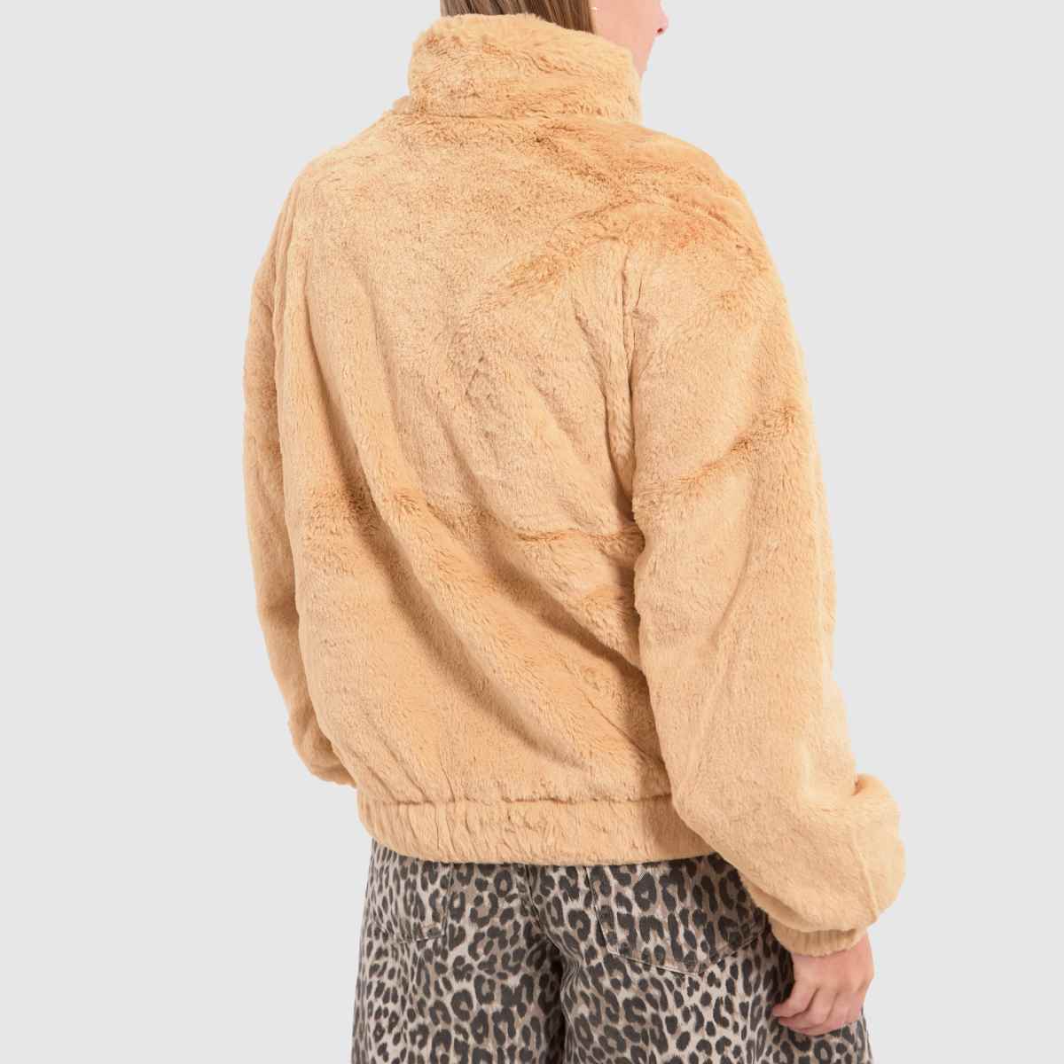 UGG – Tasha – Beige jacka i fuskpäls