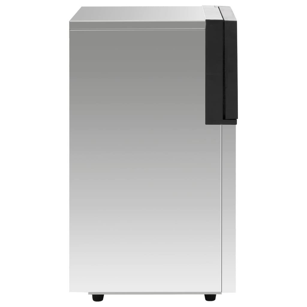 vidaXL Eiswürfelmaschine Eiswürfelmaschine Silbern 45 kg / 24 h