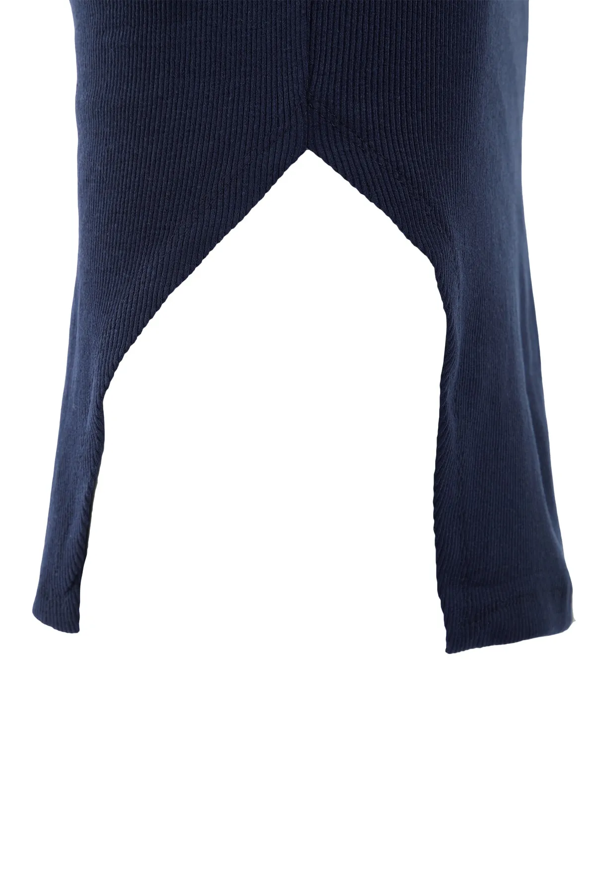 Trendyol Collection  Indigofarbenes, figurbetontes Strickkleid mit Ausschnitten und Ausschnitten TWOAW23EL00128