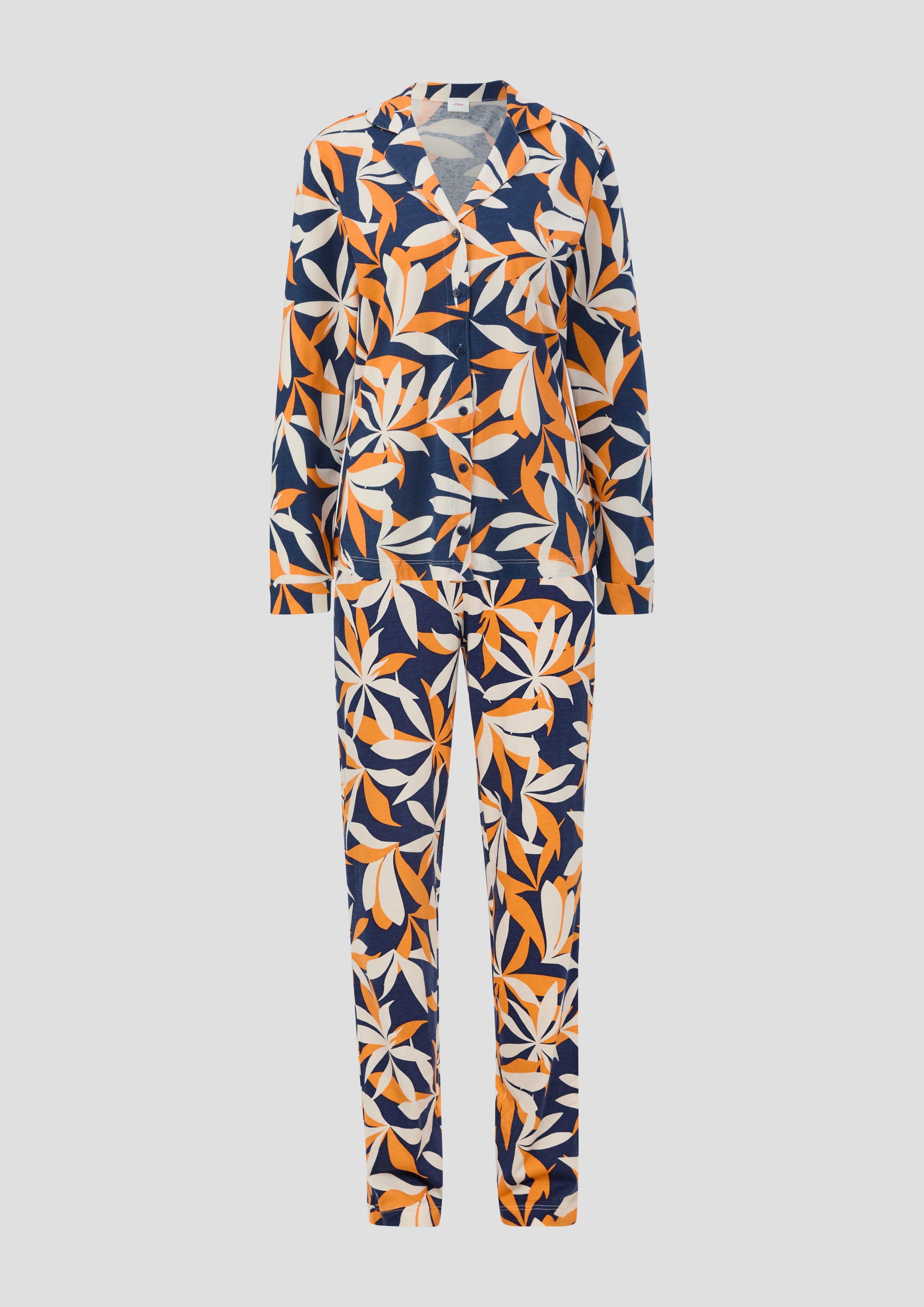 Gemustertes Pyjama-Set  6009192-75A1