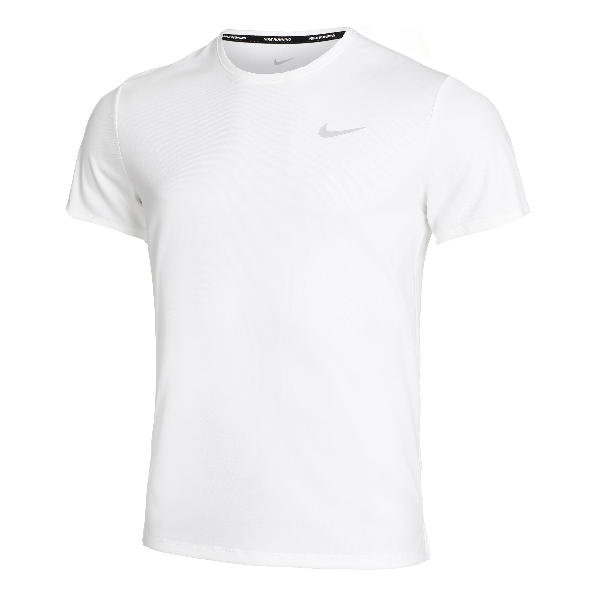 Dri-Fit Miler UV Laufshirt Herren - Weiß