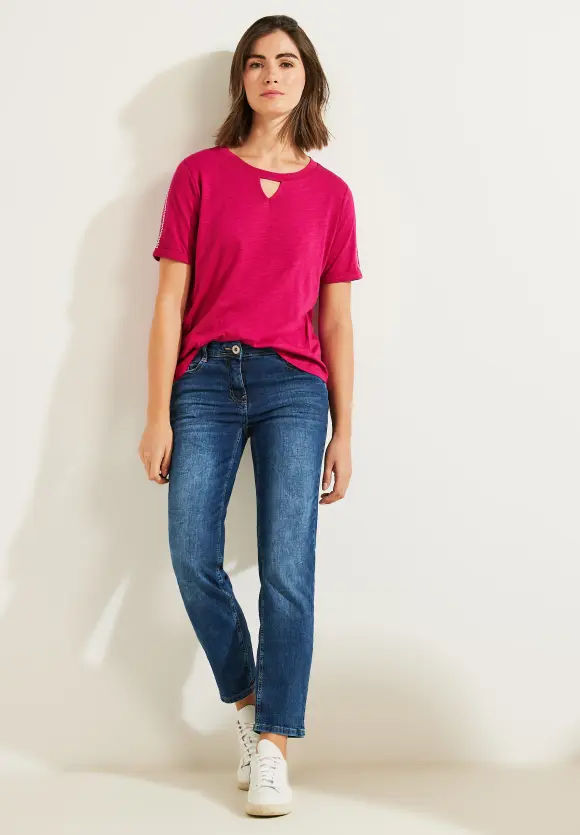 CECIL Stickerei Halbarm Shirt