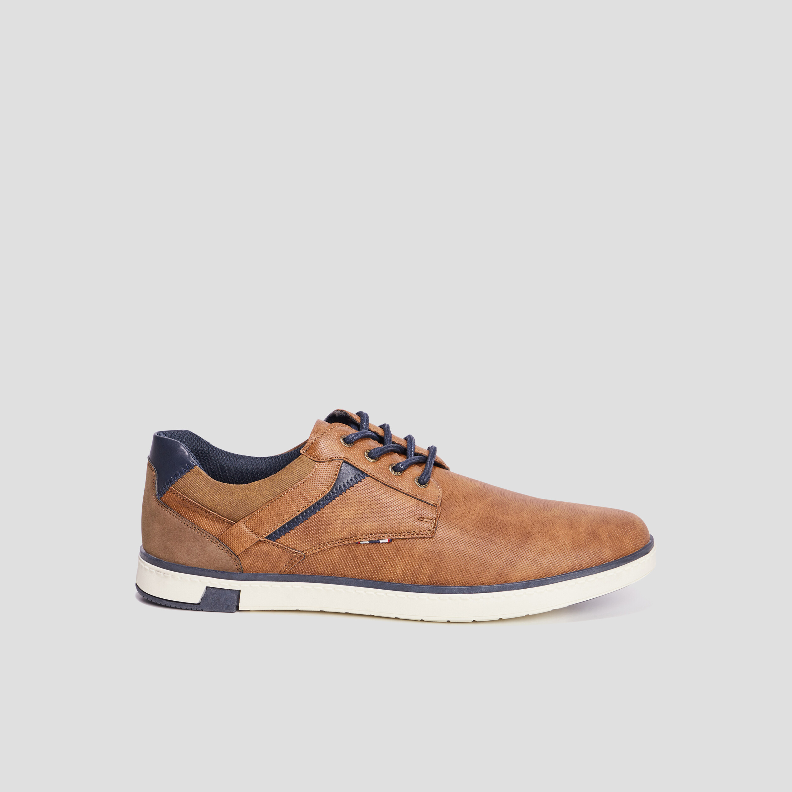 Derbies à lacets Creeks marron homme | La Halle