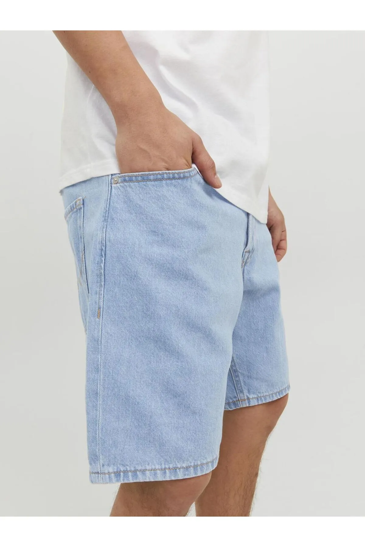 Jack & Jones  Gerade geschnittene Jeans-Shorts für Herren im Relaxed Fit - 12223606